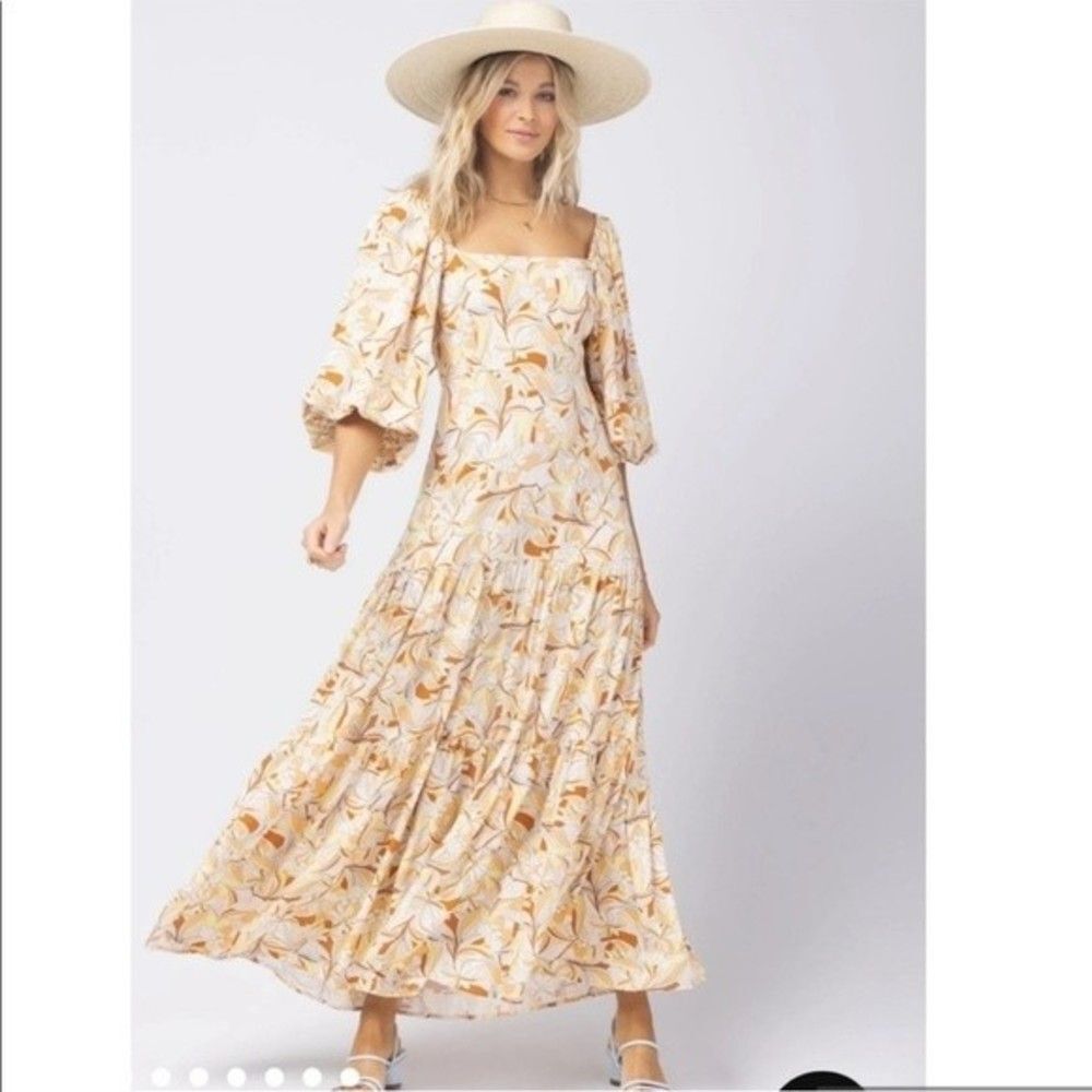 L*Space Womens Size XS Printed Bahia Dress